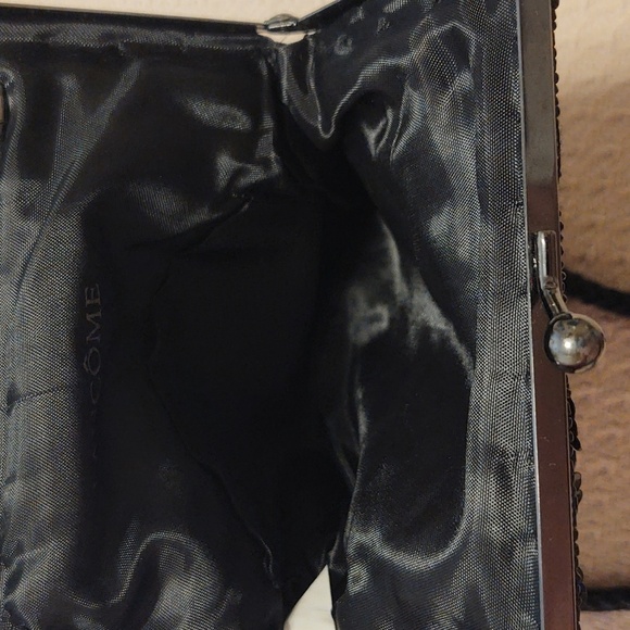 Lancome Black Sequin, beaded fringe purse - Picture 5 of 5